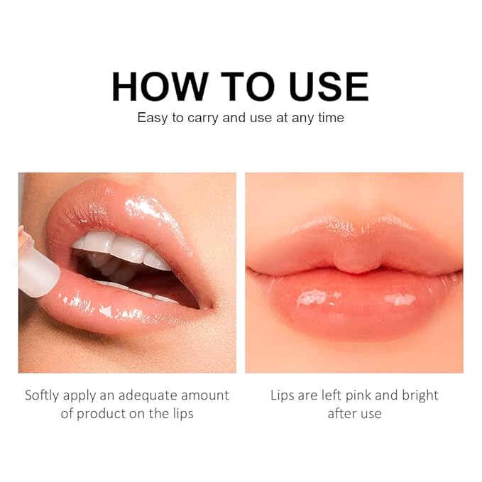 Hydrating Lip Butter Balm for a Glossy Finish and Lip Glow - Lip Glowy Balm with Summer-worthy Fragrance | Vegan Lip Care (#2-Berry)