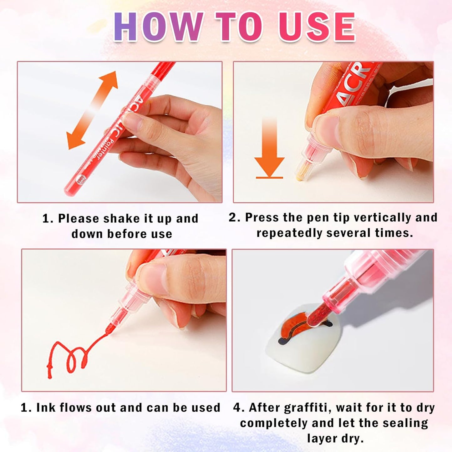 12 Colors Nail Art Pens Set Nail Polish Pens Nail Art Drawing Pen Quick Dry Waterproof Nail Art Painting Pens kit for Home DIY Nail Art Design