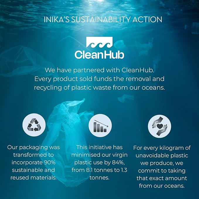 INIKA Organic BB Cream Foundation - Vegan Makeup with Hydrating Prickly Pear, Jojoba, and Pomegranate Seed Oil - Lightweight, Radiant BB Glow for Balanced Skin Tone, Porcelain, 1 fl oz