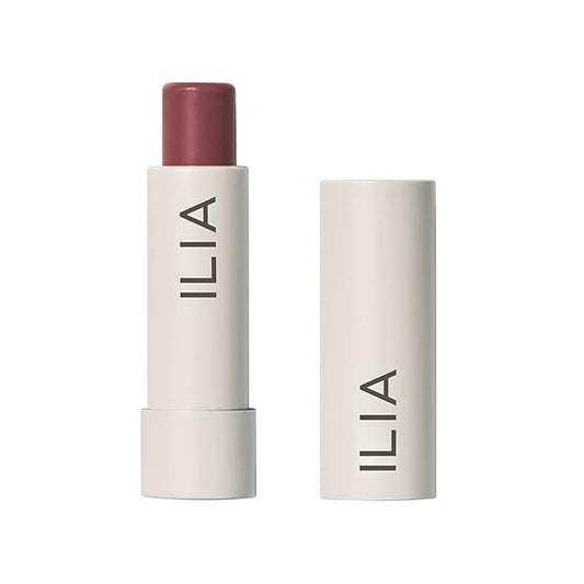 ILIA - Balmy Tint Hydrating Lip Balm | Non-Toxic, Cruelty-Free, Moisturizing + Sheer, Buildable Lip Color (Memoir, 0.15 oz | 4.4 g)