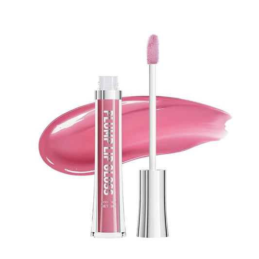 ibcccndc Lip Plumper gloss,Natural Lip Plumper,High Shine Lip Plumper,Lip Enhancer for Fuller,Sexy Lip Gloss,Shiny Lip Gloss For Girls and Women (6)