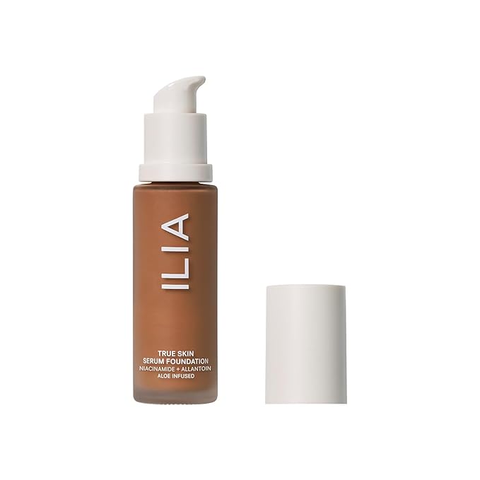 ILIA - True Skin Serum Foundation | Non-comedogenic, Cruelty-Free, Vegan, Weightless Feel, Buildable Coverage, Safe For Sensitive Skin (Martinique SF11)