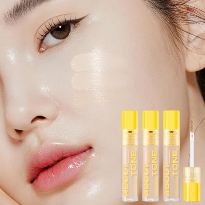 Hold On Tight Concealer 3 Colors – High Coverage & Fitting Liquid Concealer, Full Coverage, Lightweight Dark Circles Eraser, Long-Lasting Cover, Natural Finish, Vegan, 0.17 oz. (03 NATURAL)