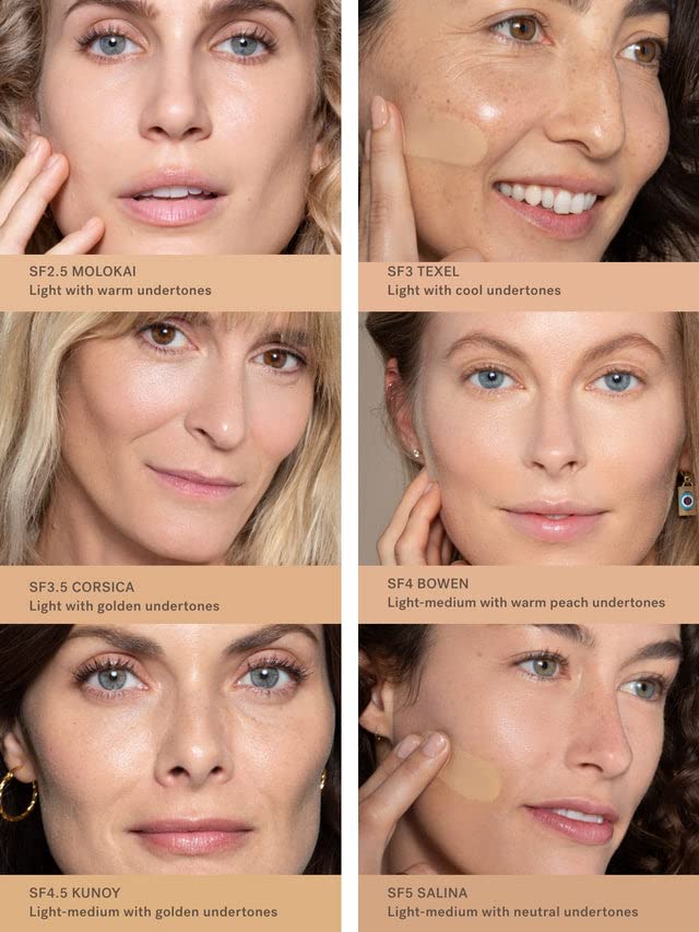 ILIA - True Skin Serum Foundation | Non-comedogenic, Cruelty-Free, Vegan, Weightless Feel, Buildable Coverage, Safe For Sensitive Skin (Bowen SF4)