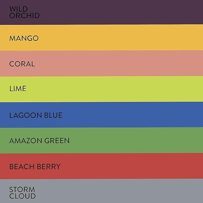 Mehron Makeup Paradise Makeup AQ 8 Color Tropical Palette | Magnetic Refillable Body Paint & Face Paint Palette | Professional Water Activated Makeup for Costumes, SFX, Halloween, & Cosplay