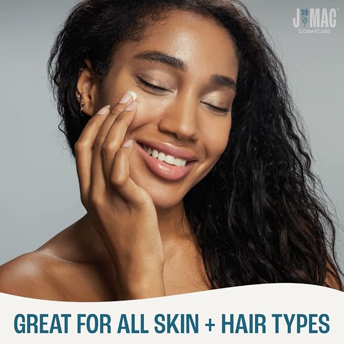 J MAC BOTANICALS Organic Fractionated Coconut Oil (4 oz Glass Bottle) Organic Carrier Oil and moisturizer