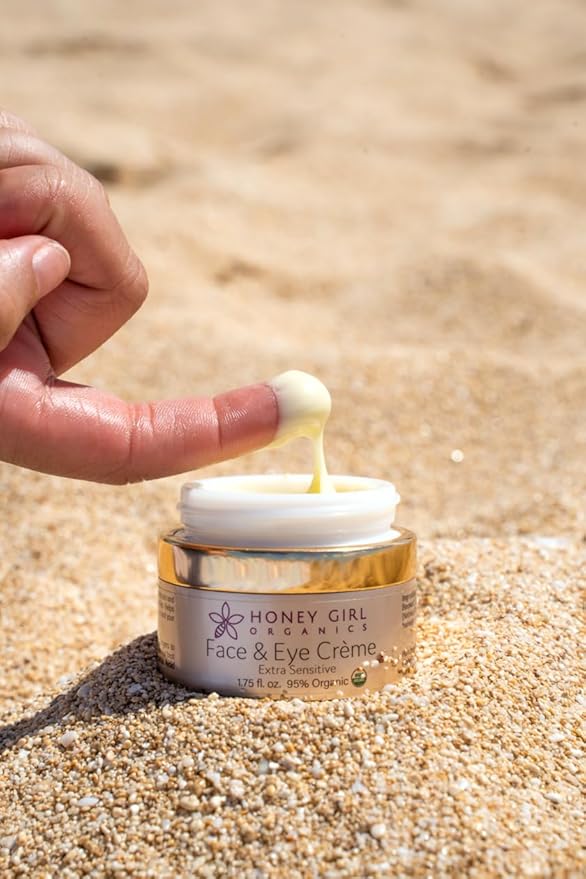 Honey Girl Organics Extra Sensitive Face and Eye Creme, 1.75 Fluid Ounce