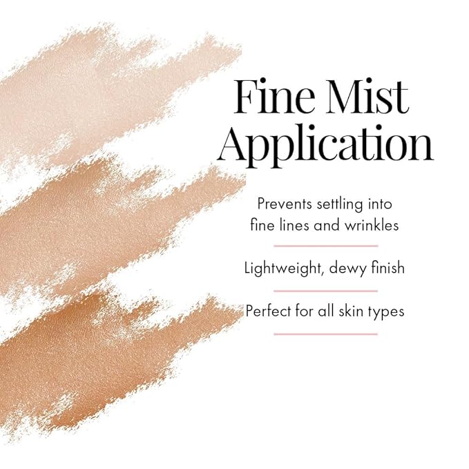 Jerome Alexander MagicMinerals AirTint Tinted Moisturizer AirBrush Spray Light | Tinted Moisturizer Spray with Anti-Aging Ingredients | Warm Bright |2PC