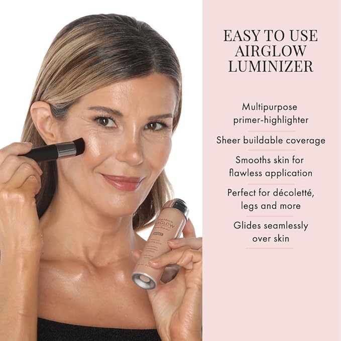 Jerome Alexander MagicMinerals AirGlow Tinted Highlighting Night Mist, Illuminating Airbrush Tinted Moisturizer Spray | Natural Pearl