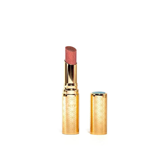 ieró Beauty Moonkissed Luminous PH Tinted Lip Balm w/Shea Butter & Vitamin E, Lip Care Moisturizer, Lip Plumper for Soft & Supple Lips, Paraben Free, Vegan, Sheer Coral w/Gold-Beige Shimmer