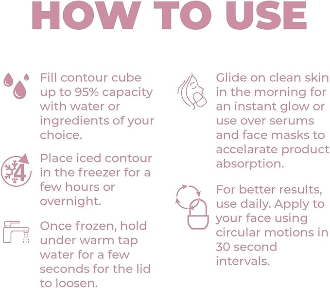 Ice Roller for Face, Ice Face Roller for Eyes, Neck and Cold Therapy for Injuries. Ice Mold for Face Massager, Skin Care. Remove Fine Lines, Shrink Pores, Reduce Acne (White)