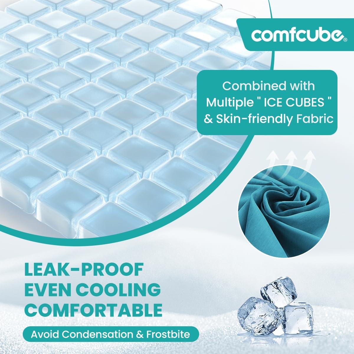 Ice Pack for Knee After Surgery, 2 Hours Long Lasting Cold Pack for Knee Injuries Cold Therapy Flexible Ice Pack for Pain Relief, Swelling, Surgery, ACL, Meniscus Tear