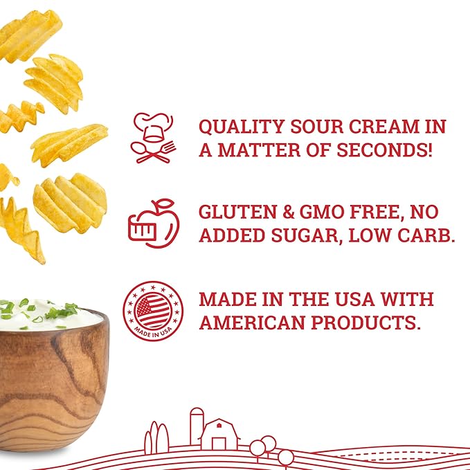 Hoosier Hill Farm Sour Cream Powder, 1LB (Pack of 1)