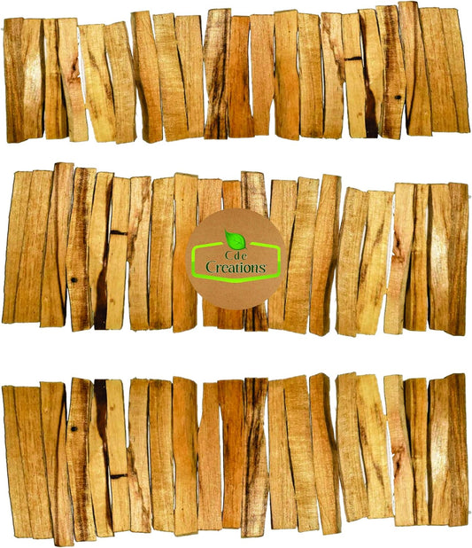 120 Palo Santo Smudging Bulk Lot Sticks, High Resin Palo Santo, Holy Wood. Premium Certified Authentic, Wild Harvested Incense Stick for Purifying, Cleansing, Healing (120 Sticks)
