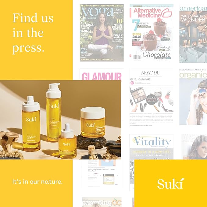 Face Scrub Exfoliating Face Wash | Suki Skincare Exfoliate Foaming Cleanser, Gentle Daily Scrub with Colloidal Oat & Raw Sugar, Natural Deep Pore Cleaner & Microdermabrasion Facial Exfoliator 3.38 oz