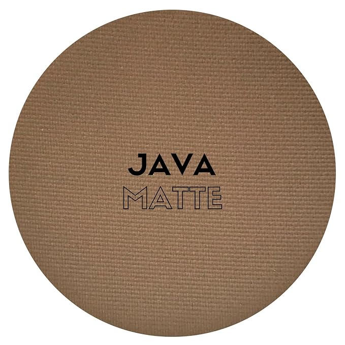 Java Matte Powder Contour Makeup – 37 mm Magnetic Palette Refill Pan for Contouring Highlight Make Up Kit by Beauty Junkees, Professional Quality Paraben Gluten Cruelty Free Cosmetics