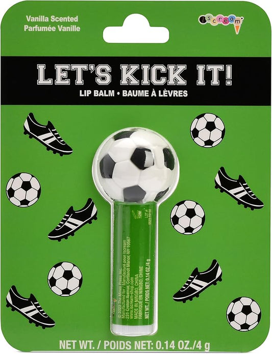 iscream Sport-Tastic Soccer Ball Shaped Vanilla Scented Lip Balm